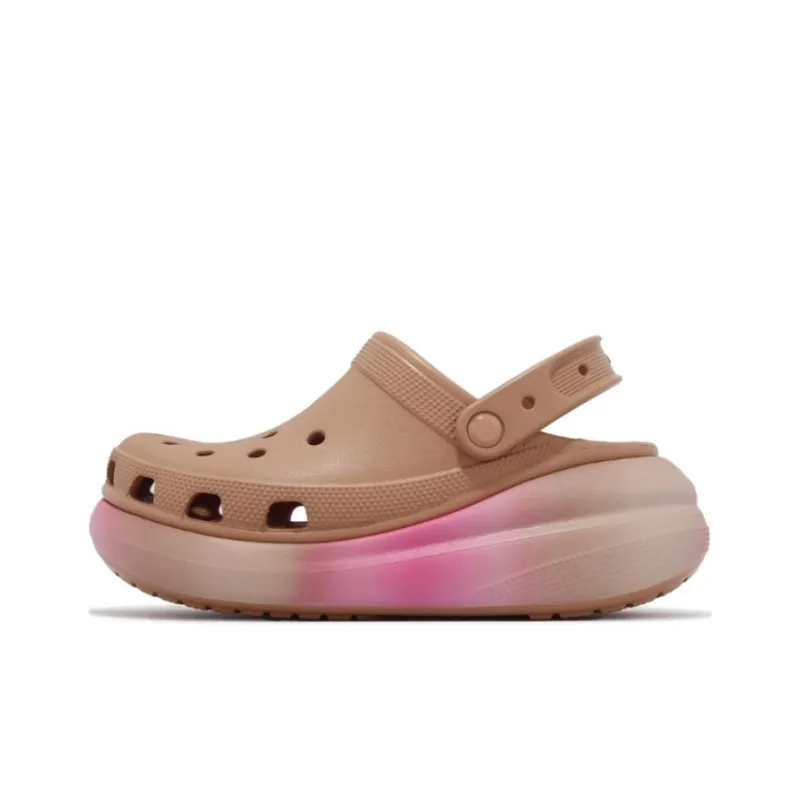 Crocs Crush Color Dip Clogs 'Tan Pink'-0