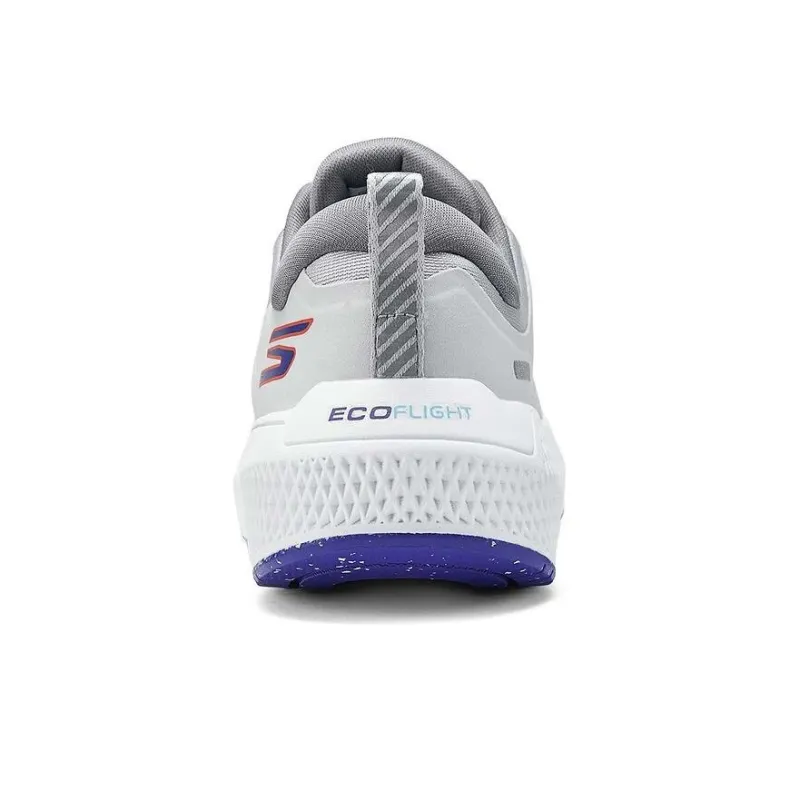 Skechers Wear Resistant Waterproof And Breathable Low Top Running Shoes Women's White Blue-3