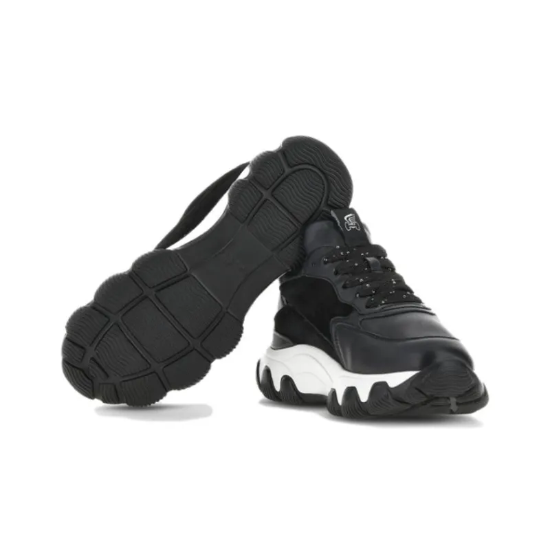 HOGAN Hyperactive Low Top Casual Shoes Women's Black-3