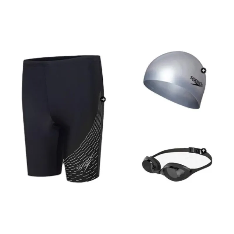 Speedo Swimming Sets Elastane Fabric With Silicone Pool Men's-4