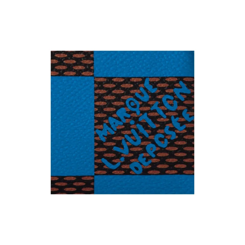 LOUIS VUITTON Nano Speedy Bandoulière Damier Pop Blue-5