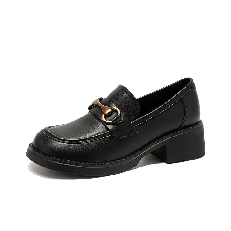 Satchi Loafers Women's Black/Coffee-6