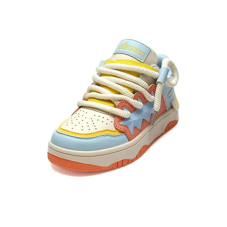 STUR YSN Anti-Slip Wear-Resistant Low-Top Skateboard Shoes-12
