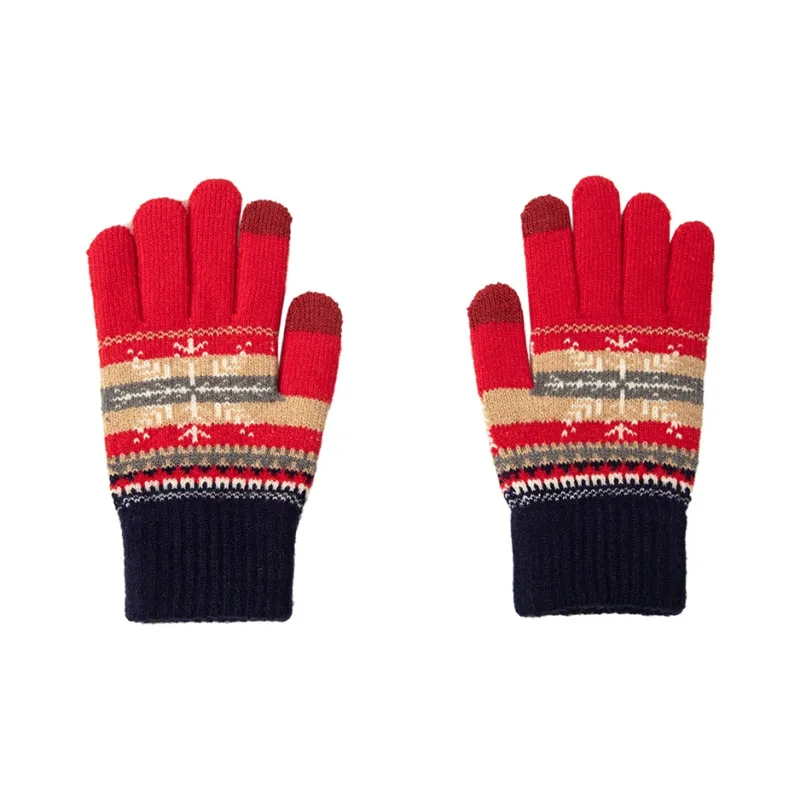BAIJUAN Knit Gloves Unisex-1
