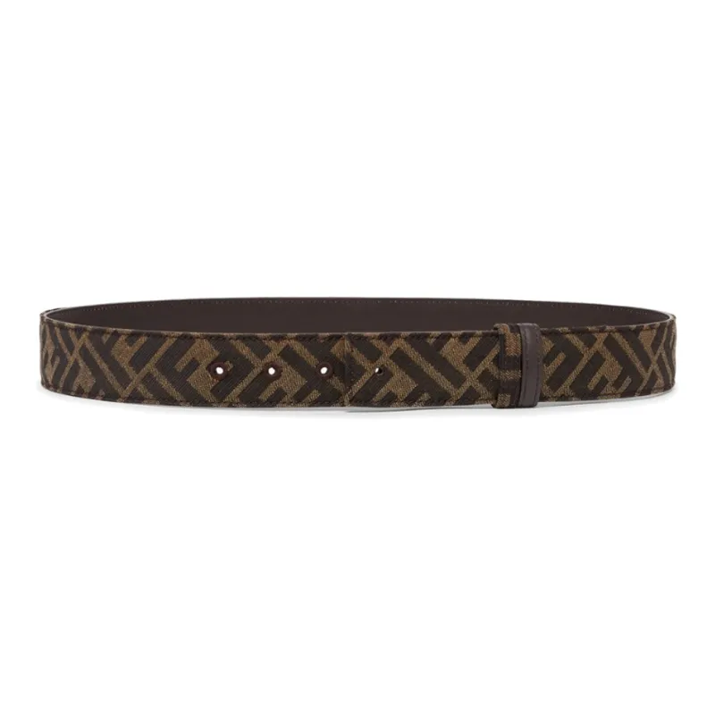FENDI Other Belts Unisex Brown Width: 3.5cm-0