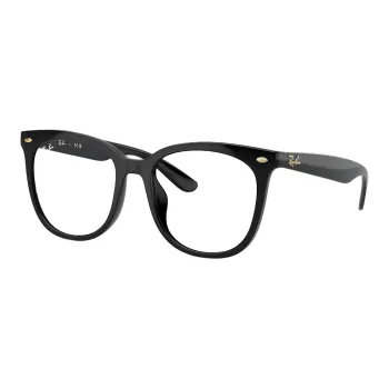 RayBan Injection Molded Square Eyeglass Frames Unisex Black