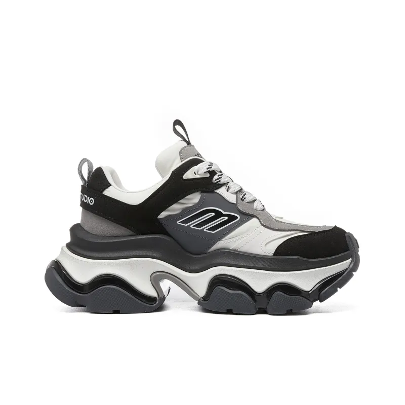 LEECAT STUDIO Rainbow Abrasion Resistant Height Increasing Chunky Sneakers Women's-1