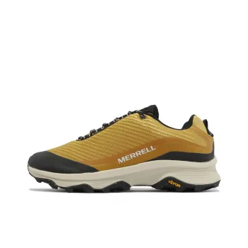 MERRELL Moab Speed Storm GTX Durable Breathable Low-Top Outdoor Shoes Men's Yellow