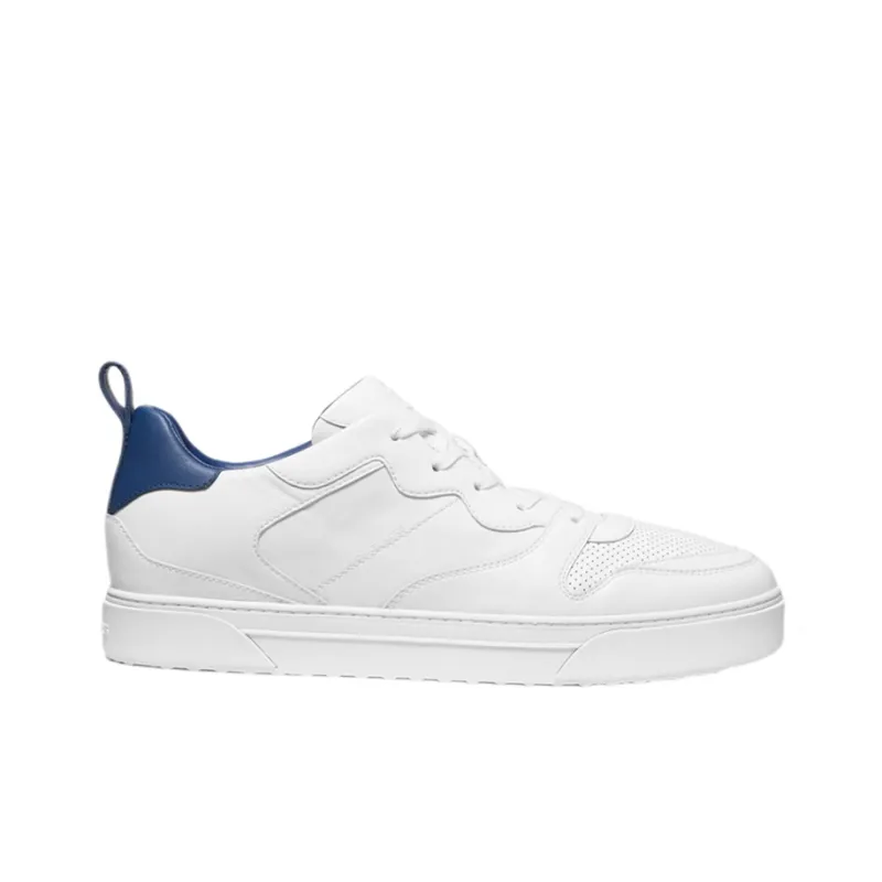 MICHAEL KORS Baxter Low Top Stylish Skateboarding Shoes · Men's White-1