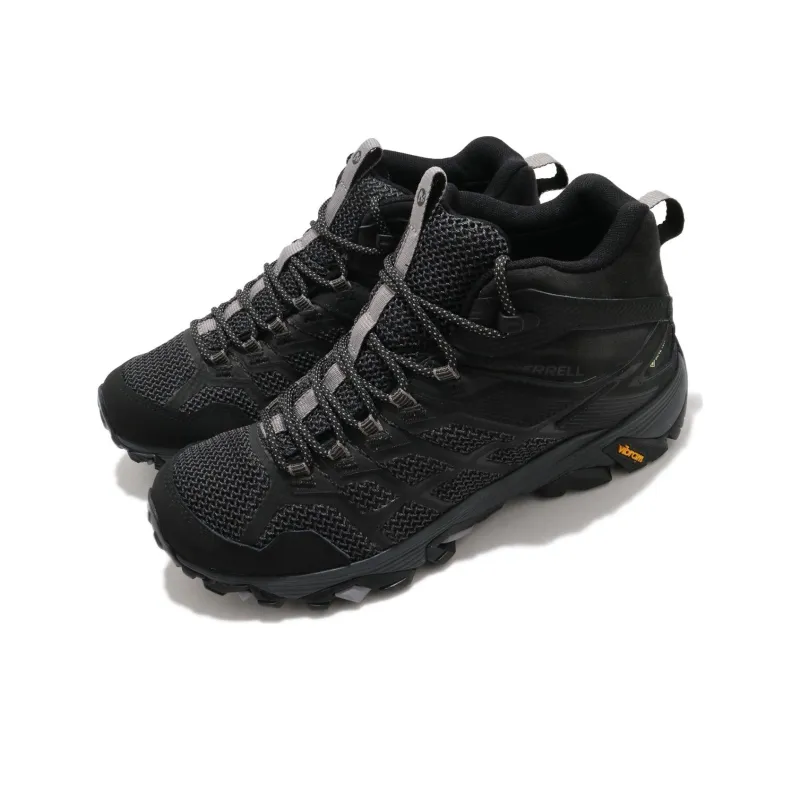 MERRELL Moab FST 2 Mid GTX Durable Breathable Mid-Top Outdoor Shoes Men's Black-2