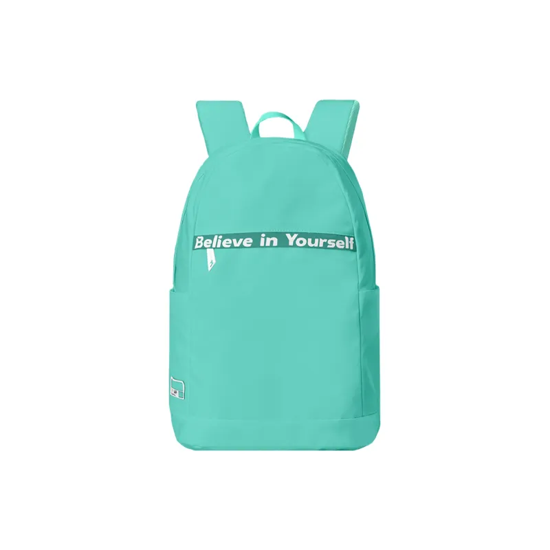 HINY Polyester Backpack With 13 Inch Laptop Compartment Regular Unisex Tiffany Blue-0