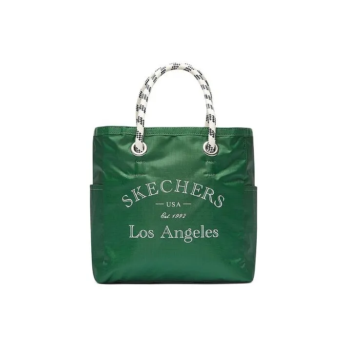 Skechers LeSportsac Collaboration Fabric Tote Bag, Shopping Bag, Shoulder Bag, Handbag Tubas Unisex Dark Green-2