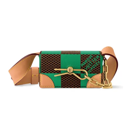 LOUIS VUITTON Micro Steamer Damier Pop Green