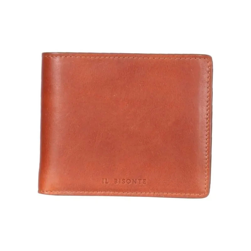 Il Bisonte Leather Wallet Men's Brown-0