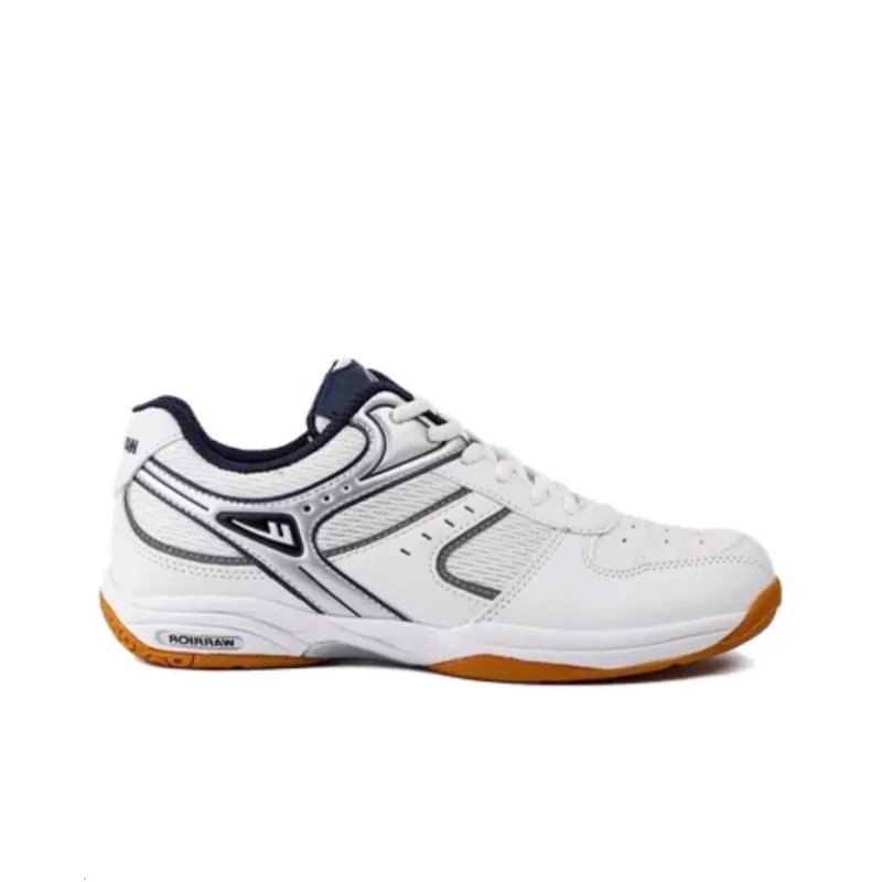 Warrior Cushioning Low-Top Training Shoes Unisex White Gray Blue-1