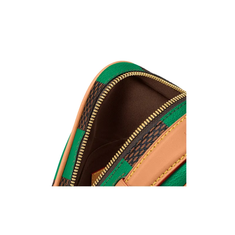 LOUIS VUITTON Chess Messenger Bag Damier Pop Green-4
