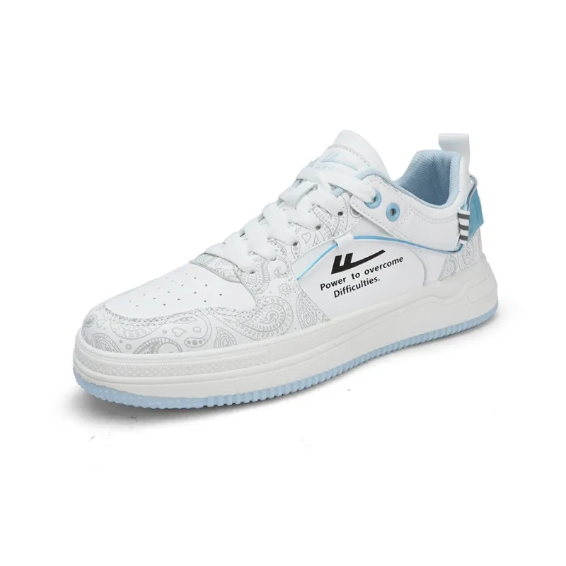 WARRIOR Skateboard Shoes Unisex High Top Gray/Blue-30