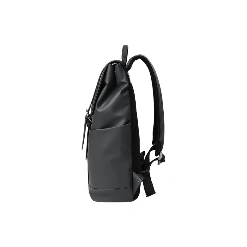 POLO Fabric With Synthetic Leather Backpack Large Size Men's Multicolor-14