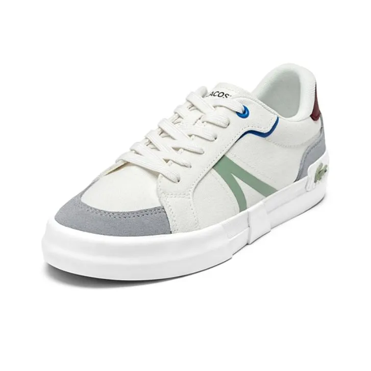 LACOSTE Low Top Skateboard Shoes Women's White-1