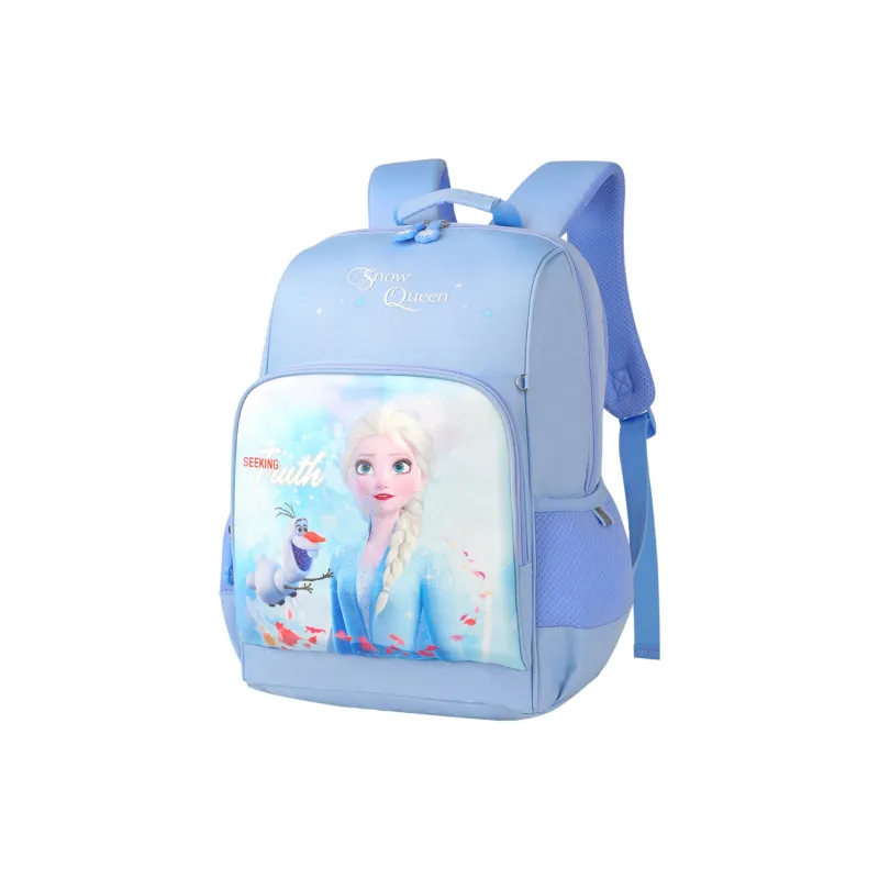 Disney Frozen Series PU With Polyester Backpack Large Size Women's Blue/Purple-1