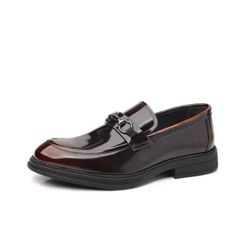 MODENGPAN Loafers Men Brown/Black