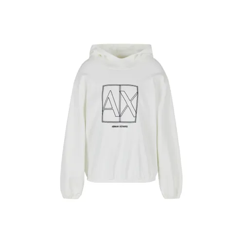 ARMANI EXCHANGE Sweatshirts Women's White