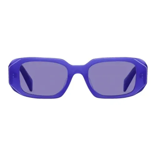 PRADA Acetate Square Sunglasses Unisex Purple