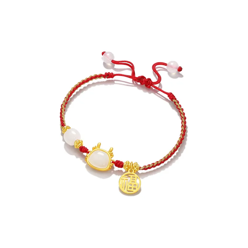 STYLEJING Colored Glaze Jade Bracelets Women's-1