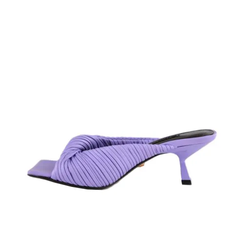 VERSACE Slide Slippers Women's Purple