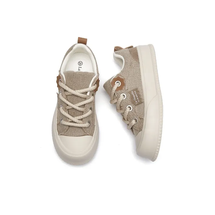 La Chapelle Height Increasing Lightweight Low-Top Skateboard Shoes Women's-21