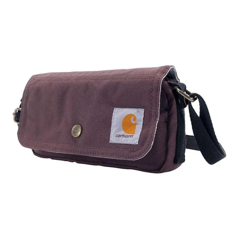Carhartt Polyester Shoulder Bag, Crossbody Bag Unisex Burgundy-1