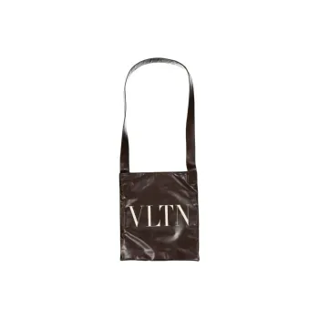 Valentino Vltn Logo Printed Tote Bag