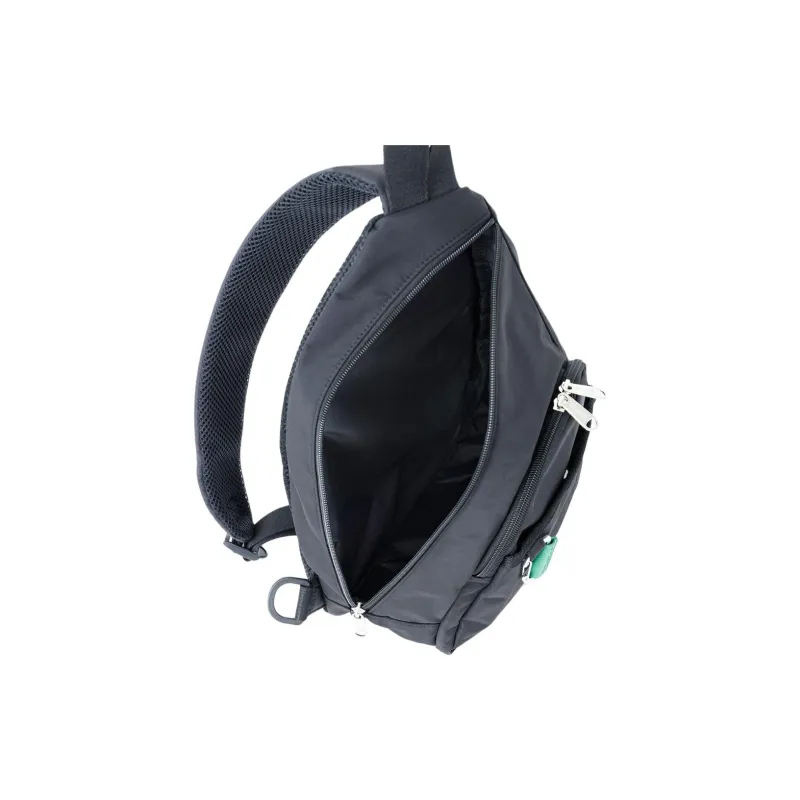 Anello Nylon Shoulder Bag Crossbody Bag Unisex Black-7