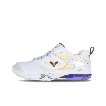 VICTOR Slip Resistant Badminton Shoes Unisex Pearl White