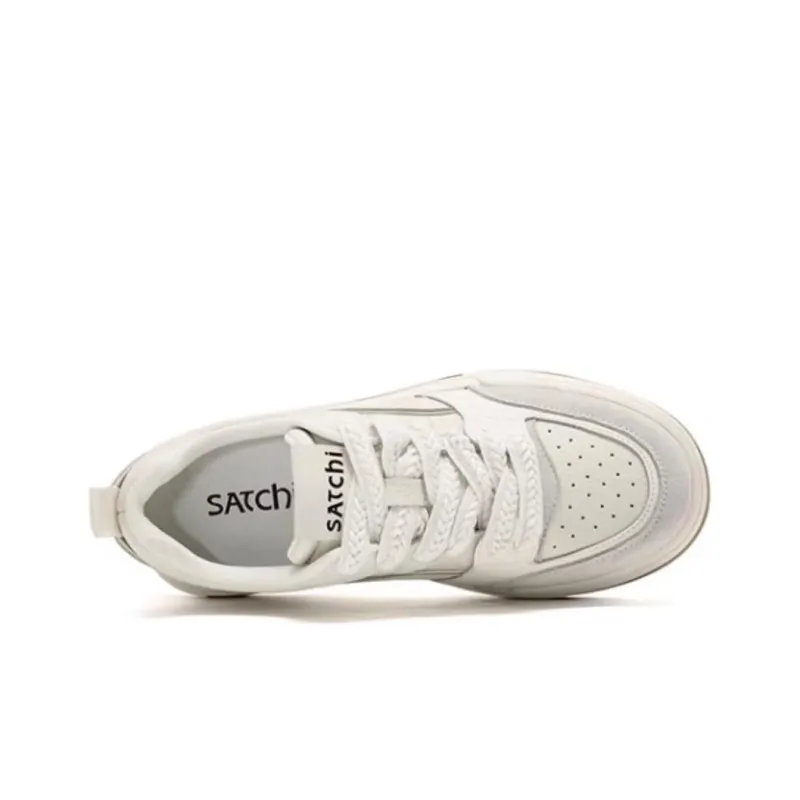 Satchi Slip Resistant Low Top Skateboard Shoes Women's Apricot-6