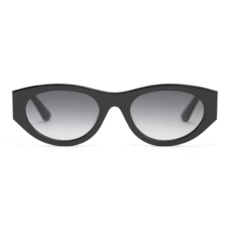 PLASTIC BRAIN Oval Plate Frame Ink Lens Unisex-1