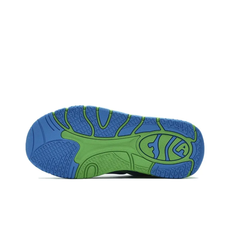 FILA MELT Low-Top Skateboard Shoes Women's Blue Green-4