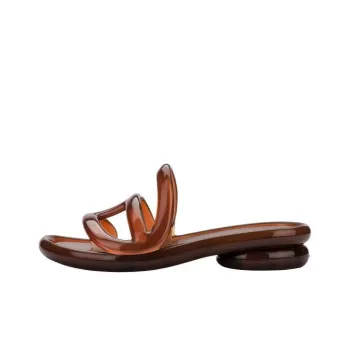 TELFAR x MELISSA Slide Slippers Women's Brown