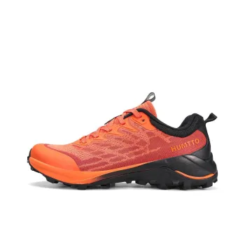 HUMTTO Cushioning Wear-Resistant Low-Top Running Shoes Men's Orange Red