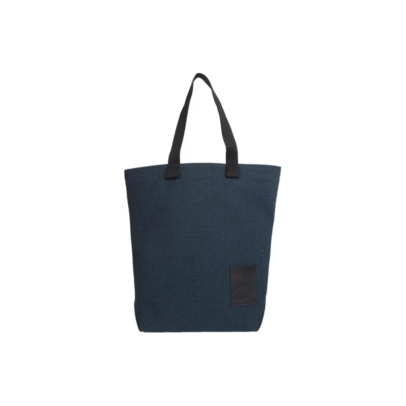 Il Bisonte Cotton Tote Bag Shopping Bag Handbag Shoulder Bag Women's Denim Blue-0