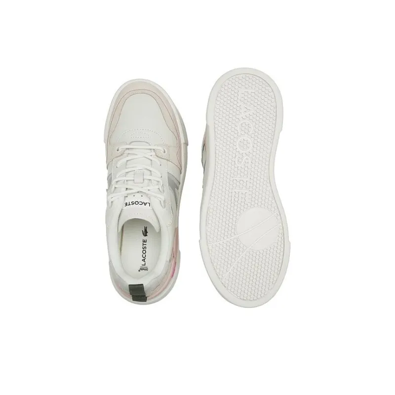 LACOSTE L002 Leather And Mesh Sneakers-3