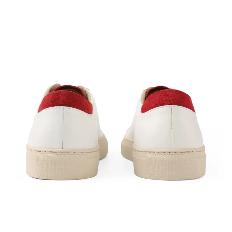 PANE Path Collection CHERRY On TOP Slip Resistant Low Top Skateboard Shoes Unisex Ecru-4