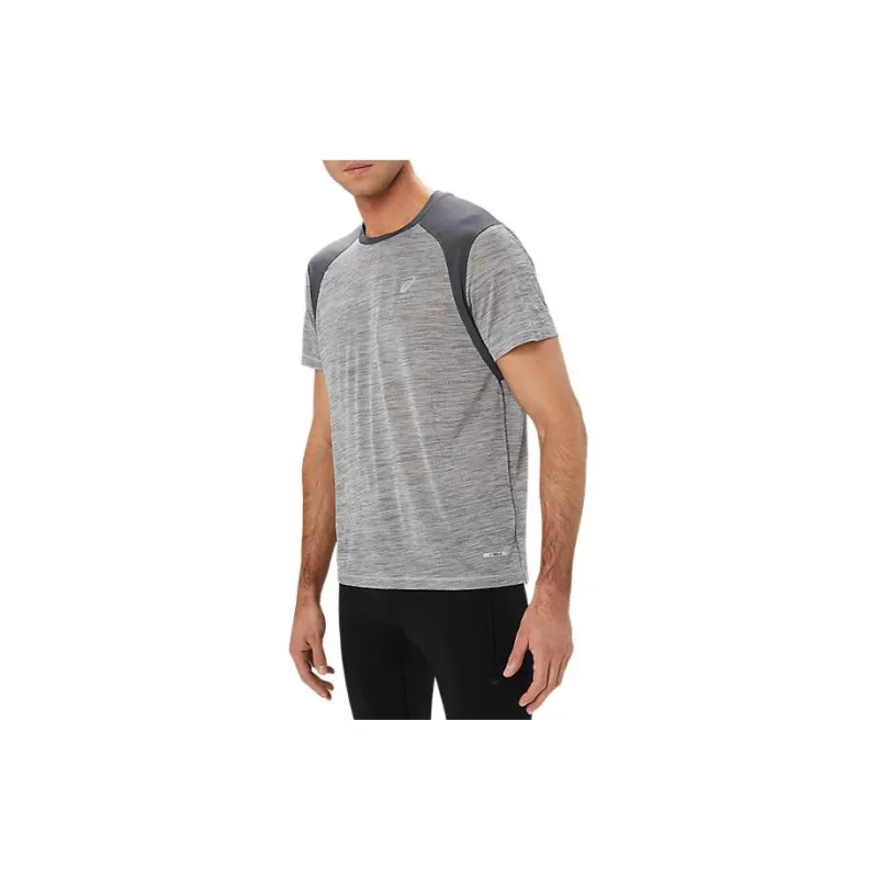 Asics ROAD T Shirts Men Gray-2