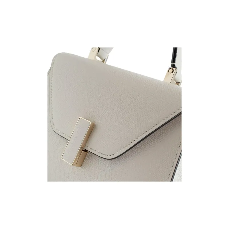 Valextra Iside Millepunte Calfskin Shoulder Bag, Crossbody Bag, Handbag Women's White-4