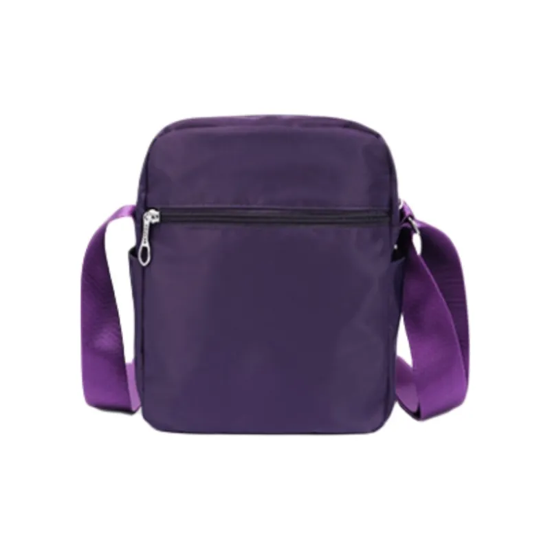 FOUVOR Nylon Oxford Cloth Shoulder Bag Crossbody Bag Women's Chestnut Red/Classic Black/Romantic Purple-11