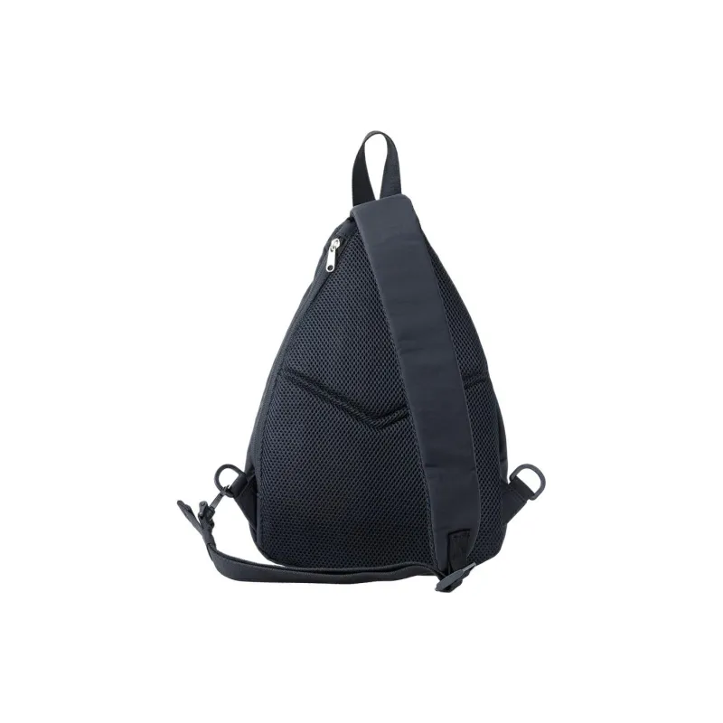 Anello Nylon Shoulder Bag Crossbody Bag Unisex Black-4