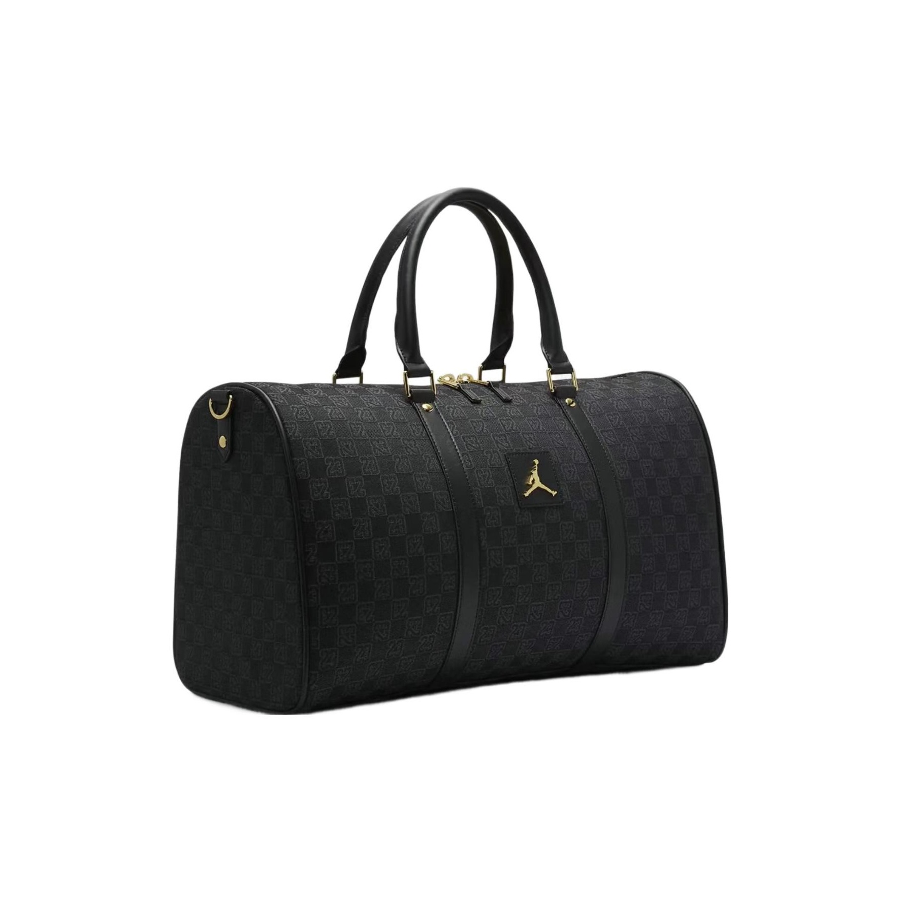 Jordan Monogram Duffle Bag Black - POIZON