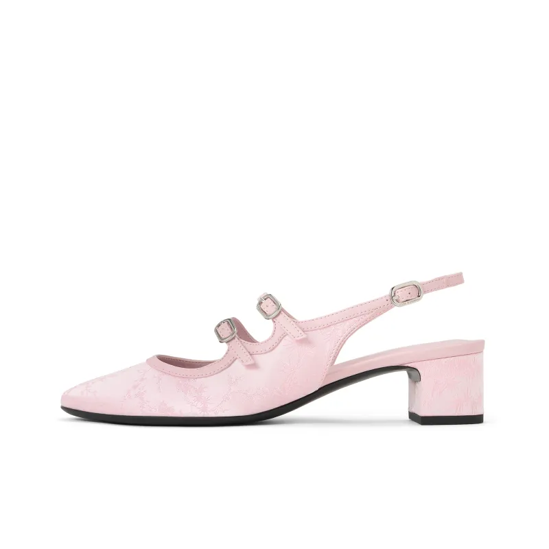 CHARLES&KEITH Small Ck Chinese Style New Chinese Style Strap Sandals Chunky Heel Women's Multicolor-0