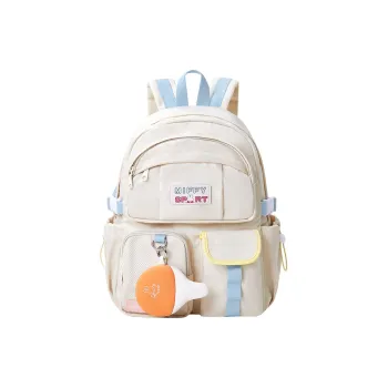 Miffy Oxford Backpack Large Size Women's White/Khaki