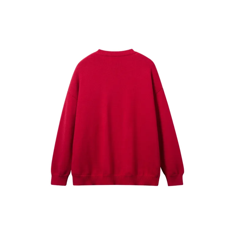 Jifffly Knitwear Unisex Red-1